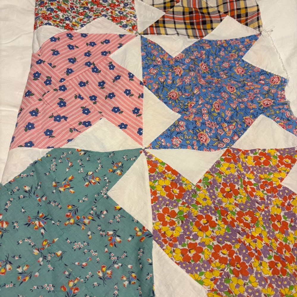 Vintage  Quilt Top - Picture 3 of 3
